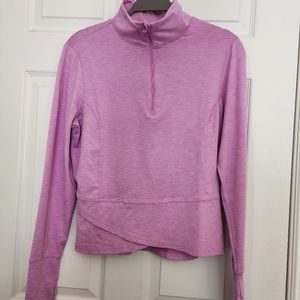 Apana active half-zip L pullover NWOT